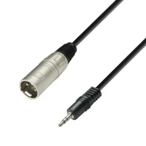 ADAM HALL K3 BWM 0300 CAVO XLR M A MINI JACK STEREO 3mt