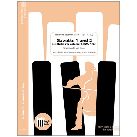 Bach, J.S.: Gavotte 1 + 2 aus der Orchestersuite Nr. 3, BWV 1068