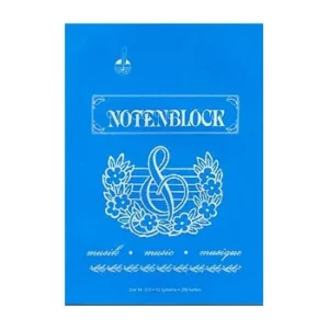 STAR music paper sketchbook DIN A4 upright format