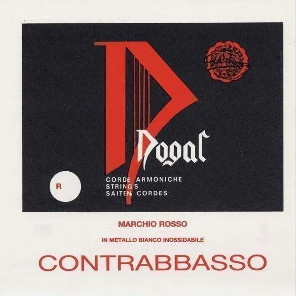Dogal r34/3 la serie rossa corda singola contrabasso 4/4
