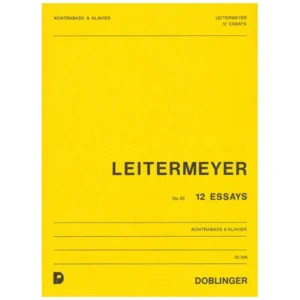 Leitermeyer, F.: 12 Essays Op. 33