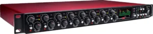 FOCUSRITE SCARLETT OCTOPRE DYNAMIC PREAMPLIFICATORE MICROFONICO 8 CANALI CON CONVERSIONE AD/DA E COMPRESSIONE ANALOGICA