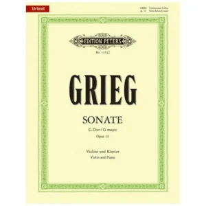 Grieg, E.: Violinsonate Nr. 2 Op. 13 G-Dur