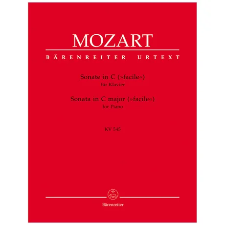 Mozart, W. A.: Sonate KV 545 C-Dur »Facile«