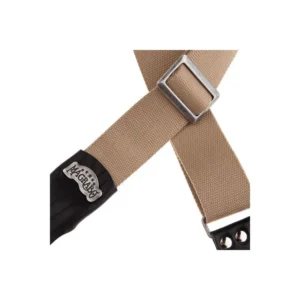 MAGRABO’ TRACOLLA SC COTTON BEIGE CON FIBBIA RECTA ARGENTO 5 cm