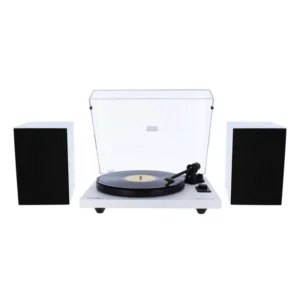 Enova hifi vision2 set wh giradischi ub/bluetooth hi-fi con speaker inclusi