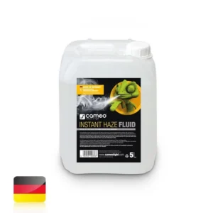 CAMEO INSTANT HAZE FLUID 5 L – Speciale fluido senza olio per macchine della nebbia INSTANT di Cameo, confezione da 5 L