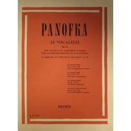 Panofka 24 vocalizzi op.81 Alto Baritono Basso