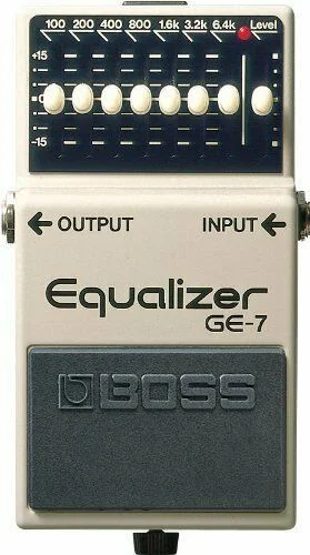 BOSS GE7 EQUALIZZATORE GRAFICO EFFETTO A PEDALE PER CHITARRA GE-7