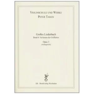 Taban, P.: Op. 3: Großes Liederbuch Band 6