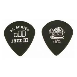 Dunlop 498r1.35 tortex jazz iii xl, 1.35mm