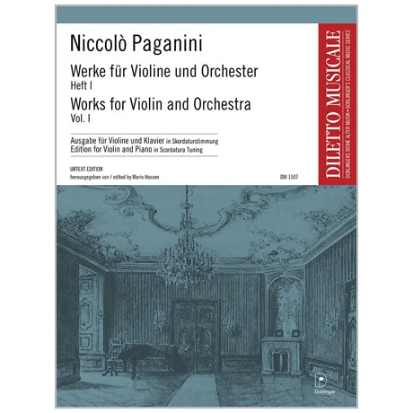 Paganini, N.: Werke für Violine und Orchester Band 1 in Skordaturstimmung