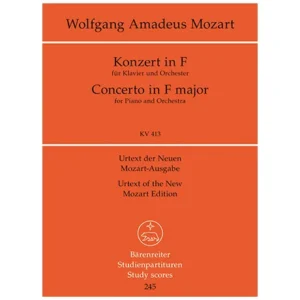 Mozart, W. A.: Klavierkonzert F-Dur KV 413 (387a) – Konzert für Klavier und Orchester