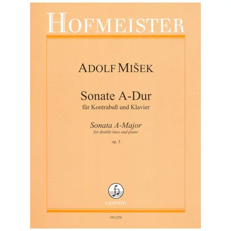Misek, A.: Kontrabasssonate Op. 5 A-Dur
