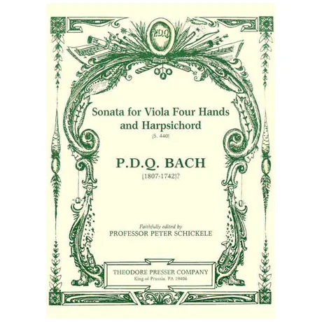 Bach, P. D. Q.: Sonata for Viola Four Hands and Harpsichord S. 440
