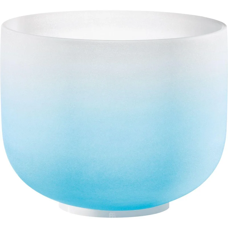 Sonic energy csbc10g campana tibetana in cristallo da 25,4 cm, satinato, nota sol4, chakra della gola