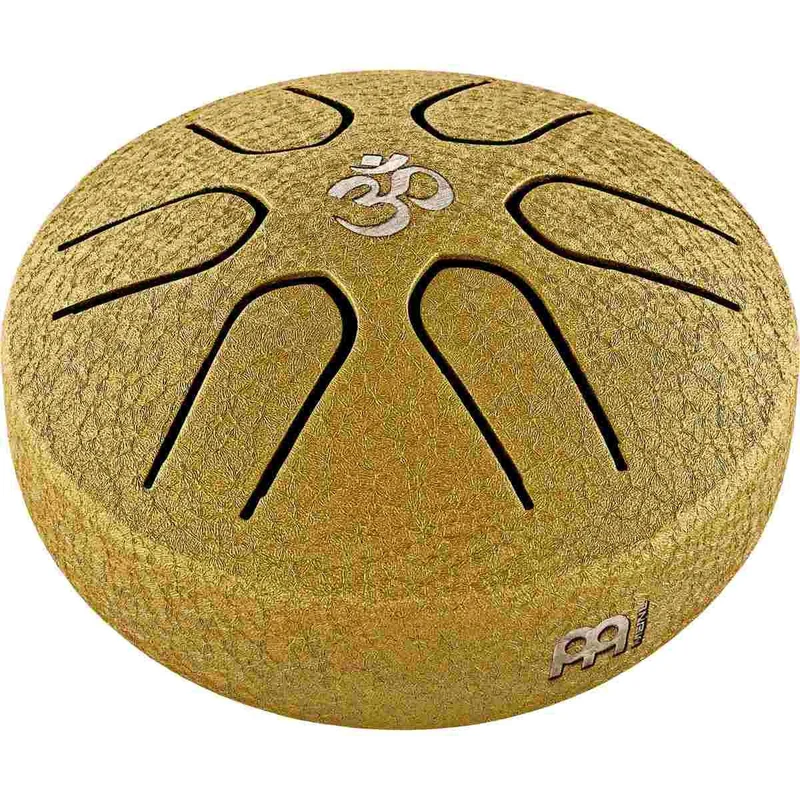Sonic energy pstd3gom pocket steel tongue drum in la maggiore 6 note – oro