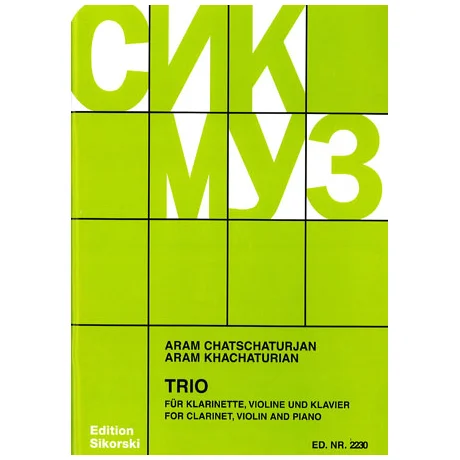 Chatschaturjan, A.: Klaviertrio (1932)