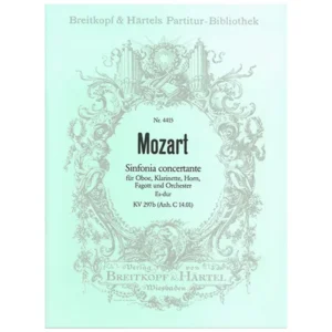 Mozart, W. A.: Sinfonia concertante Es-Dur KV 297b (Anh. C 14.01)