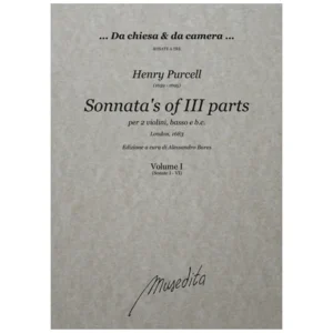 Purcell, H.: Sonnata’s of III parts