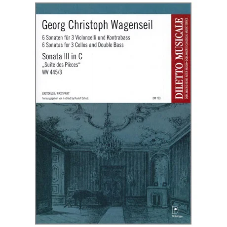 Wagenseil, G. C.: 6 Sonaten Band 3 Nr. 3 C-Dur »Suite des Pièces«