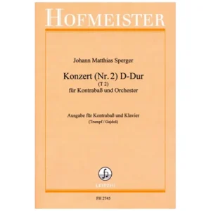 Sperger, J. M.: Kontrabasslonzert Nr. 2 D-Dur