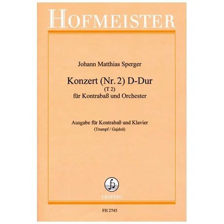 Sperger, J. M.: Kontrabasslonzert Nr. 2 D-Dur