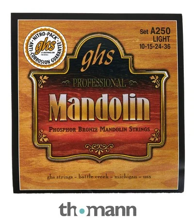 GHS A250 Mandolin String Set Light