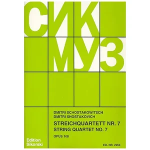 Schostakowitsch, D.: Streichquartett Nr. 7 Op. 108 fis-Moll (1960)