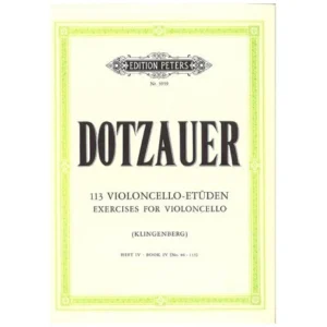 Dotzauer, J. J. F.: 113 Etüden Band 4 (Nr. 86-113)