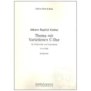 Vanhal, J. B.: Thema mit Variationen C-Dur