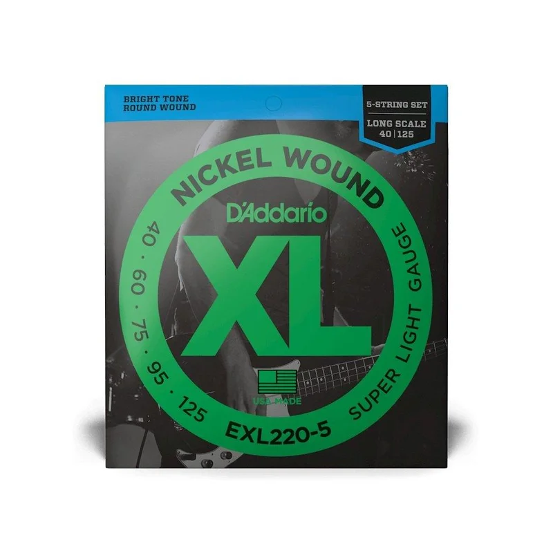 D’addario exl220/5 set corde per basso elettrico