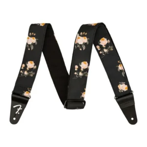 Fender floral black tracolla per chitarra