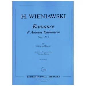 Wieniawski, H.: Romance Rubinstein Op. 44/1