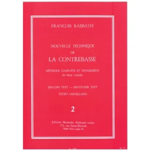 Rabbath, F.: Nouvelle technique de la contrebasse Vol.2