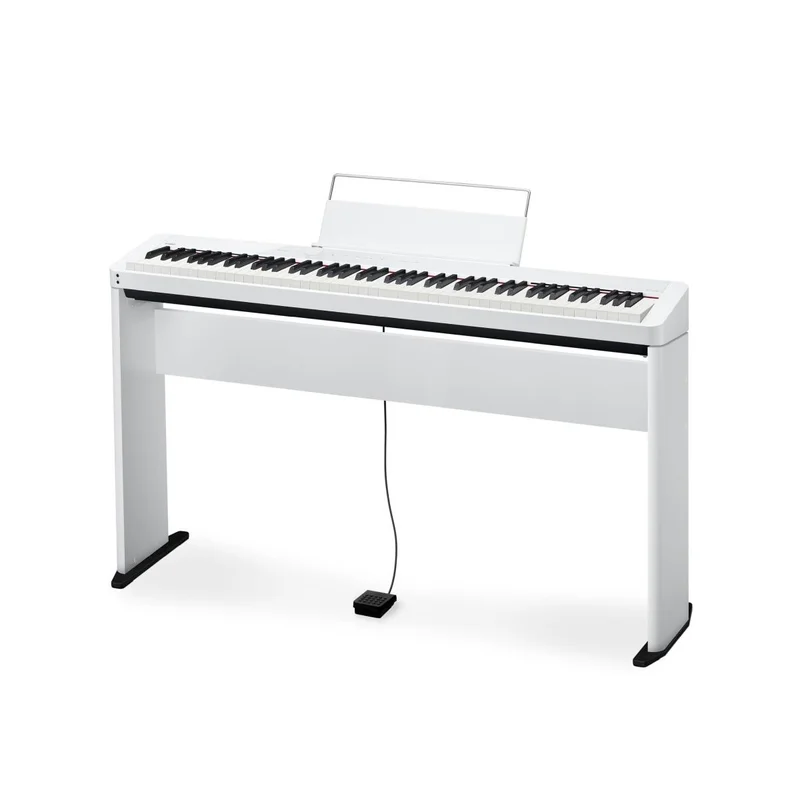 Casio px s1100we bundle pianoforte digitale 88 tasti pesati bianco + supporto