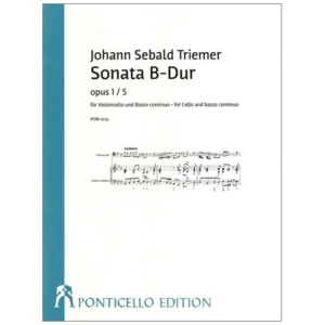 Triemer, J. S.: Violoncellosonate B-Dur Op. 1/5