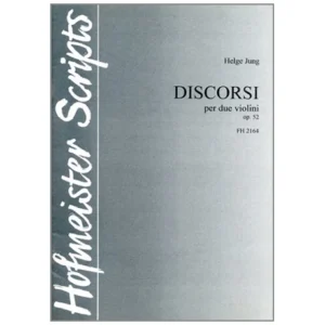 Jung, H.: Discorsi Op. 52