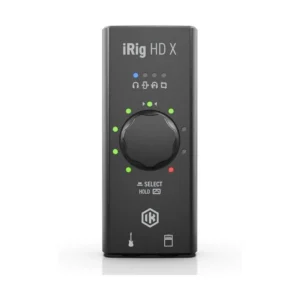 IK MULTIMEDIA iRig HD X – Interfaccia audio universale per chitarra/basso – sistemi iOS, PC e MAC