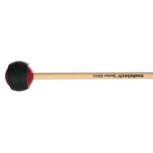 Malletech bb32 becker coppia di battenti per xylofono maroon (two-tone)