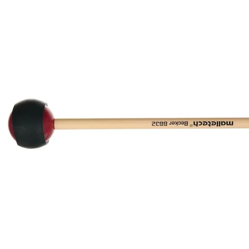 Malletech bb32 becker coppia di battenti per xylofono maroon (two-tone)