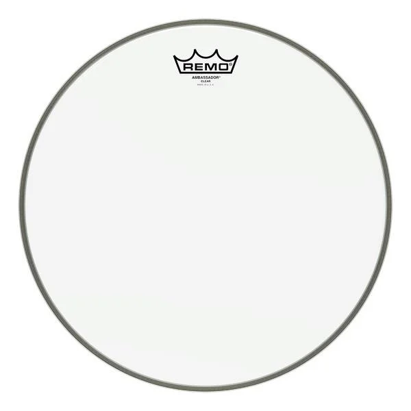 REMO 10″ AMBASSADOR CLEAR