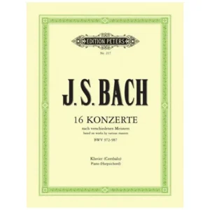 Bach, J. S.: 16 Konzerte BWV 972-987