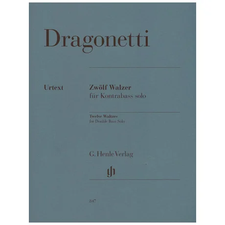 Dragonetti, D.: 12 Walzer für Kontrabaß solo