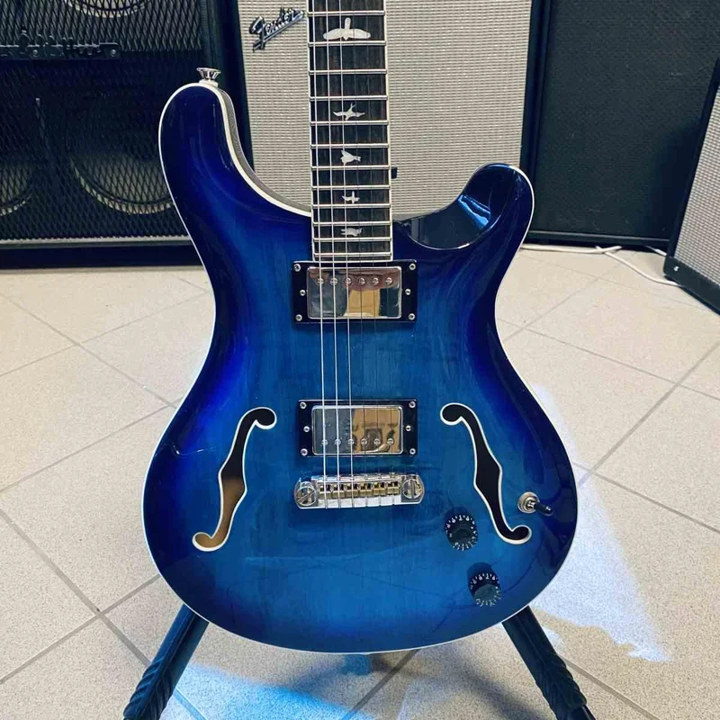 Prs se hollowbody ii faded blue burst chitarra semiacustica – usato garantito