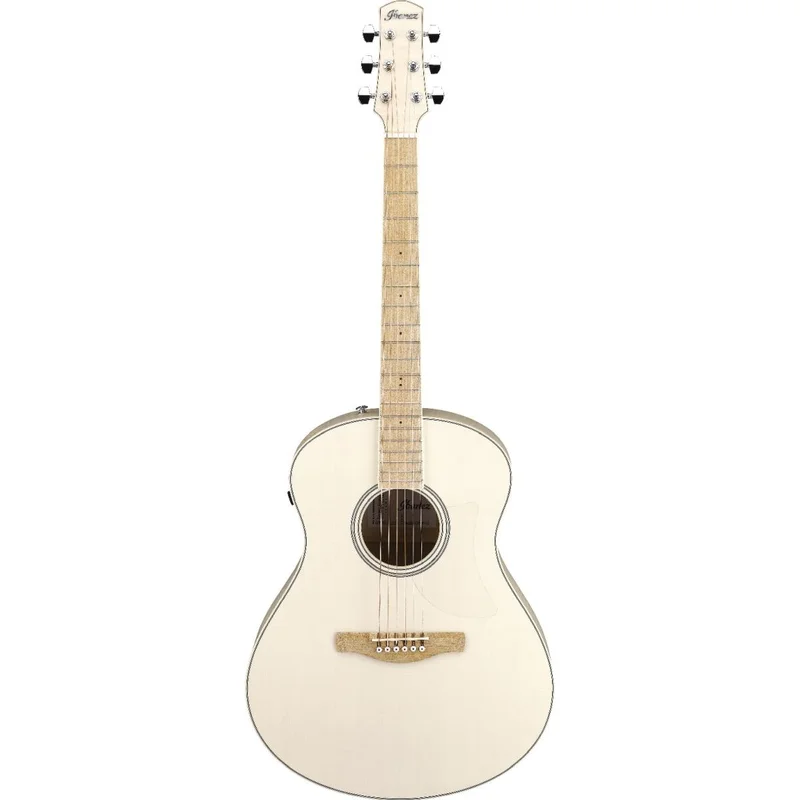 Ibanez aam370e open pore antique white chitarra acustica elettrificata