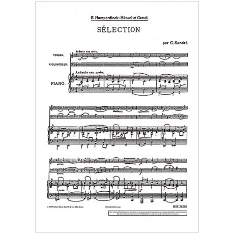 Humperdinck, E.: Hänsel und Gretel – Sélection