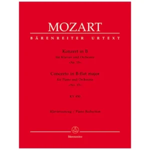 Mozart, W. A.: Klavierkonzert Nr. 15 KV 450 B-Dur