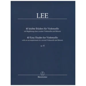 Lee, S.: 40 leichte Etüden Op. 70