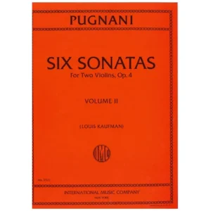 Pugnani, G.: 6 Sonaten op. 4 Band 2